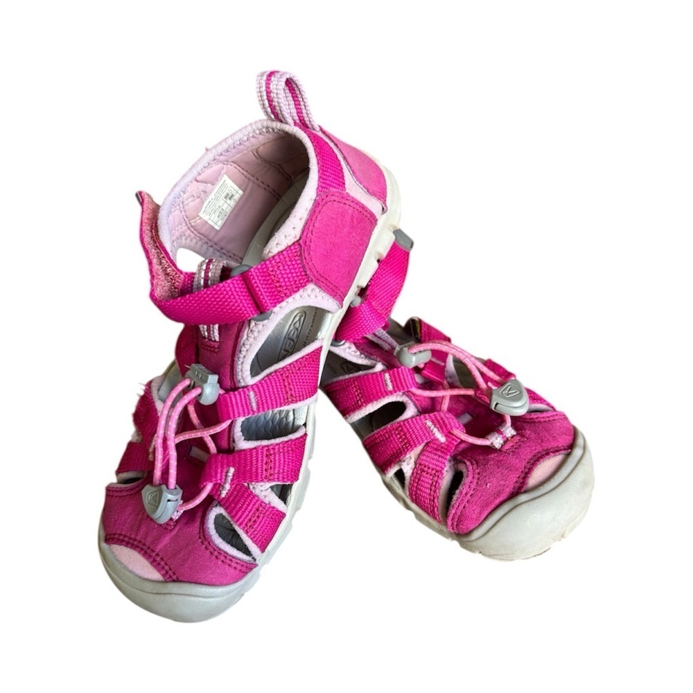 Keen Seacamp Kids Pink Sandals Water Hiking Camping - Picture 2 of 7